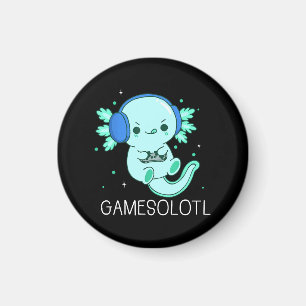 Imã Jogos Kawaii Axolote Axolote Jogador