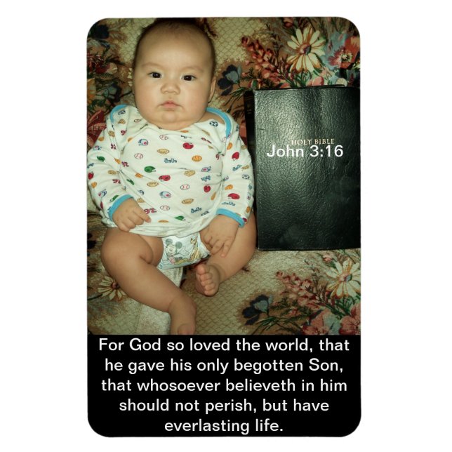 Ímã Joh 3:16 (Vertical)