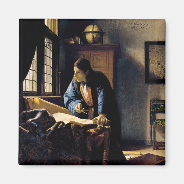 Imã Johannes Vermeer - A Geógrafa (Frente)