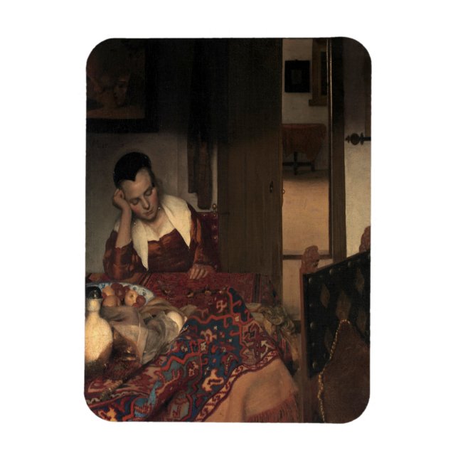 Ímã Johannes Vermeer, Jovens Mulheres Dormindo (Vertical)