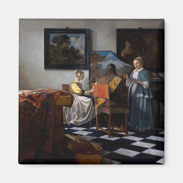 Imã Johannes Vermeer - O concerto (Frente)