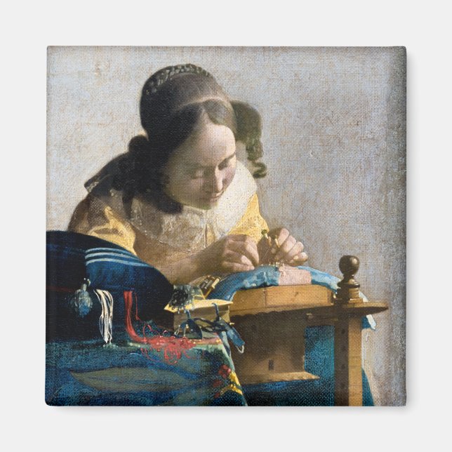 Imã Johannes Vermeer - O Lacemaker (Frente)
