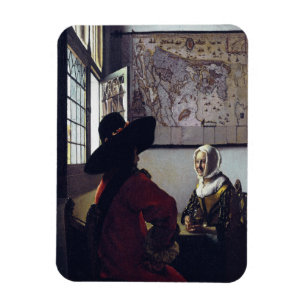 Ímã Johannes Vermeer, Oficial E Garota Rindo
