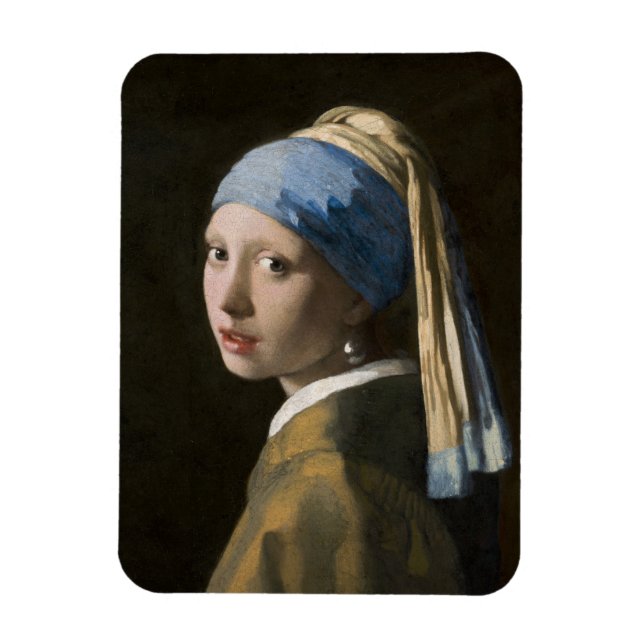 Ímã Johannes Vermeer, Rapariga com um Ouriço (Vertical)