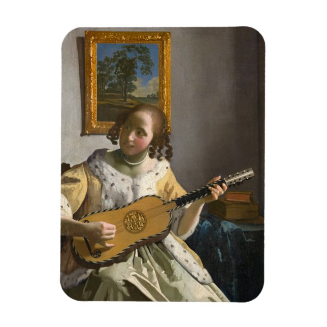 Ímã Johannes Vermeer - Tocador de Violão (Vertical)