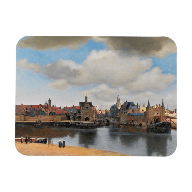 Ímã Johannes Vermeer, van Deft, View of Delft (Horizontal)