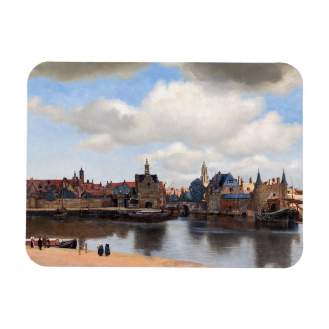 Ímã Johannes Vermeer - Visão de Delft (Horizontal)