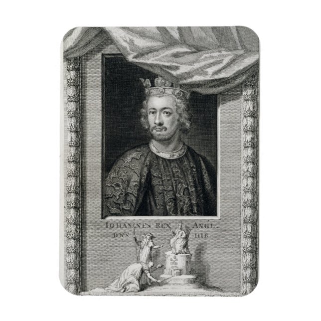 Ímã John (1167-1216) King of England, de 1199, codific (Vertical)