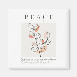 Imã John 14:27 Paz Eu saio com você