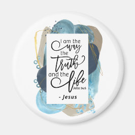 Imã John 14:6 Eu sou o jeito que a vida é Bíblia crist