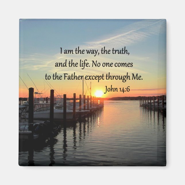 IMÃ JOHN 14:6 SUNSET PHOTO DESIGN (Frente)