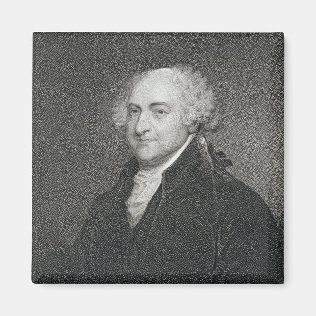 Imã John Adams, gravado por James Barton Longacre (179 (Frente)