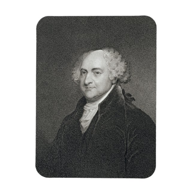 Ímã John Adams, gravado por James Barton Longacre (179 (Vertical)