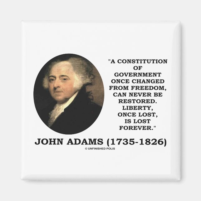 Imã John Adams Liberty, Uma Vez Perdido, É Citado Para (Frente)