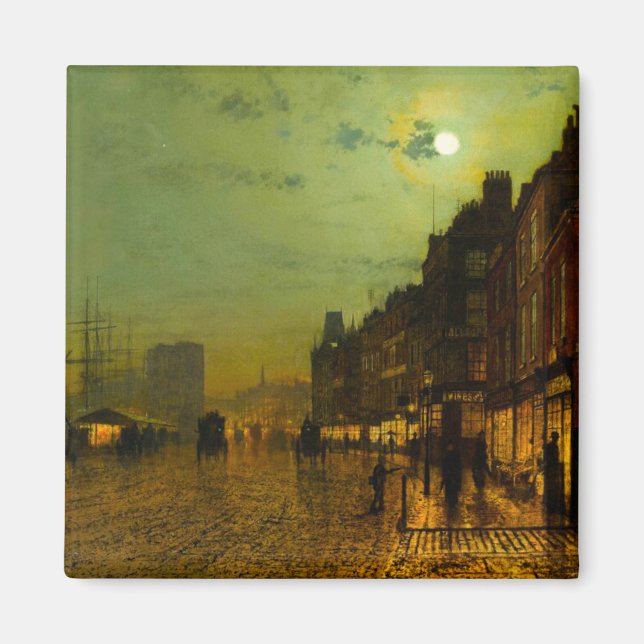 Imã John Atkinson Grimshaw Glasgow Docks (Frente)