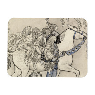 Ímã John Bauer - O Cavalo que Liderou no Bit