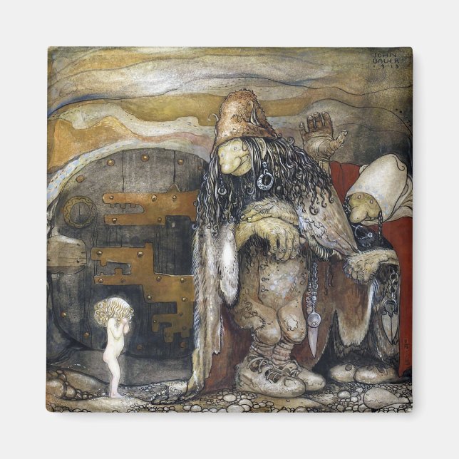 Imã John Bauer Troll (Frente)