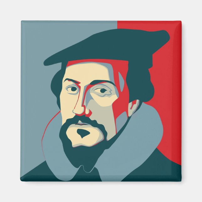 Imã John Calvin Magnet (Frente)