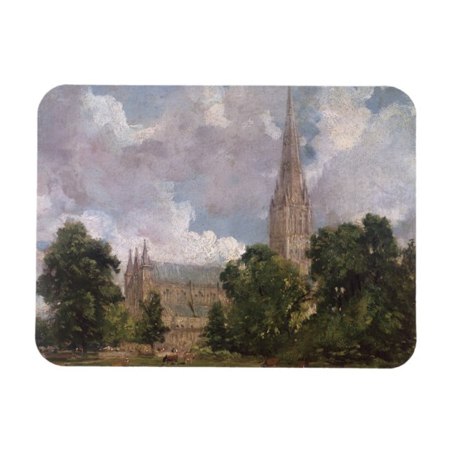 Ímã John Constable | Catedral de Salisbury a partir da (Horizontal)