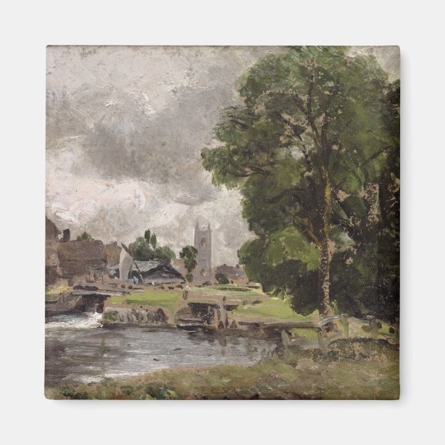 Imã John Constable | Dedham Lock e Mill (Frente)