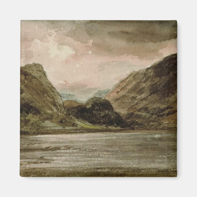 Imã John Constable | Derwentwater, Cumberland, c.1806 (Frente)