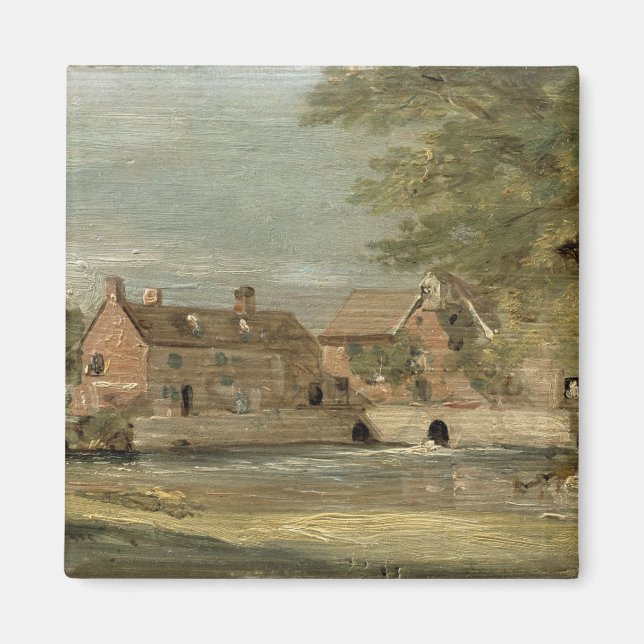 Imã John Constable | Flatford Mill (óleo no painel) (Frente)