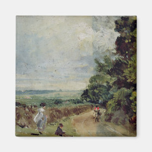 Imã John Constable uma estrada secundária com
