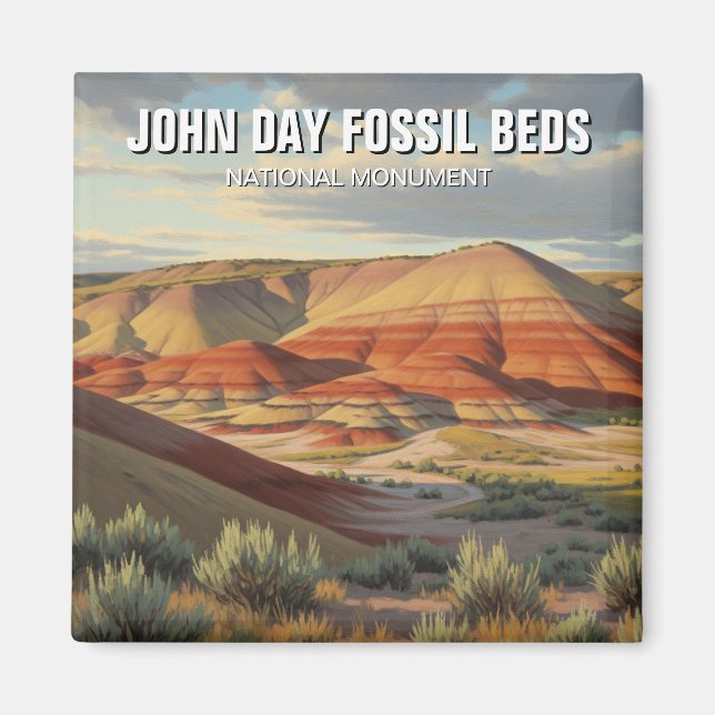 Imã John Day Fossil Beds National Monuument Oregon (Frente)