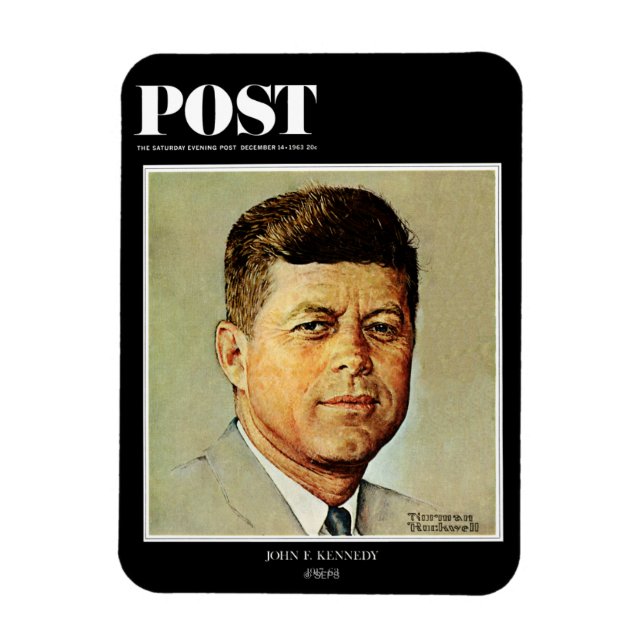 Ímã John F. Kennedy IN MEMORIAM (Vertical)