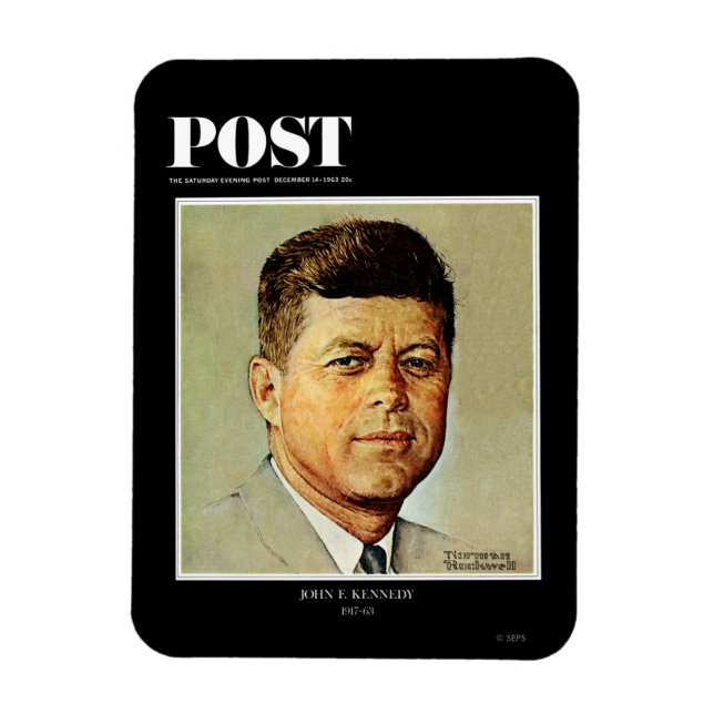 Ímã John F. Kennedy IN MEMORIAM (Vertical)