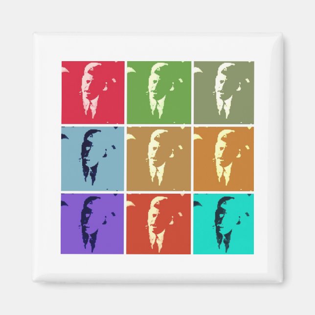 Imã John F Kennedy Pop Art (Frente)