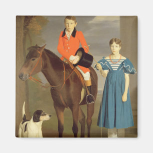 Imã John Gubbins Newton e sua irmã Mary, 1832-33 (