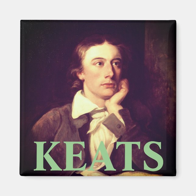 Imã John Keats Magnet (Frente)