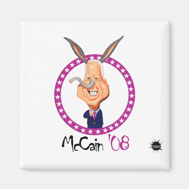 Imã JOHN-McCAIN Magnet (Frente)