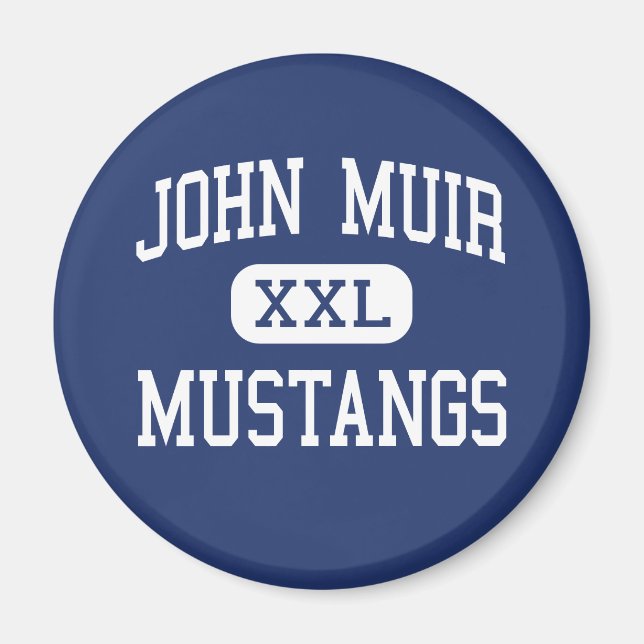 Imã John Muir - Mustangs - Alto - Pasadena California (Frente)