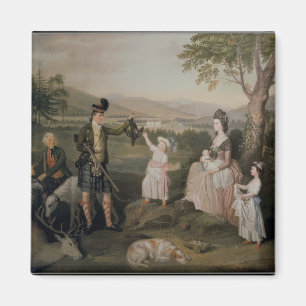 Imã John, o 4o duque de Atholl e sua família