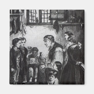 Imã John Pounds ensinando crianças em sua casa