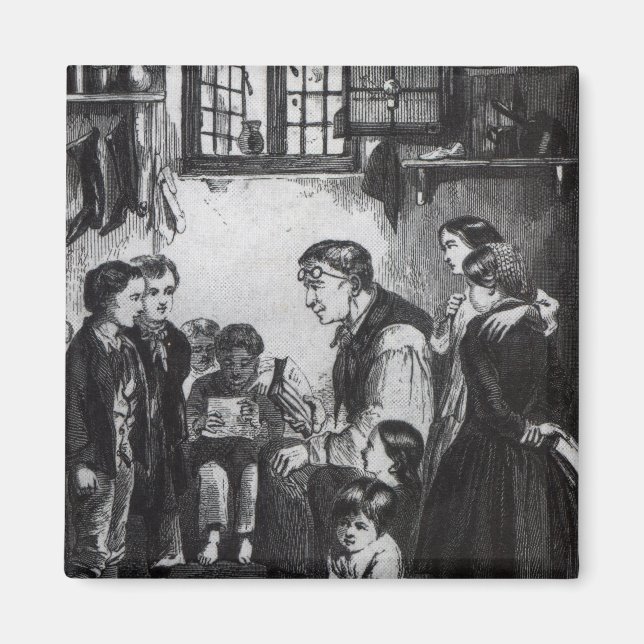 Imã John Pounds ensinando crianças em sua casa (Frente)