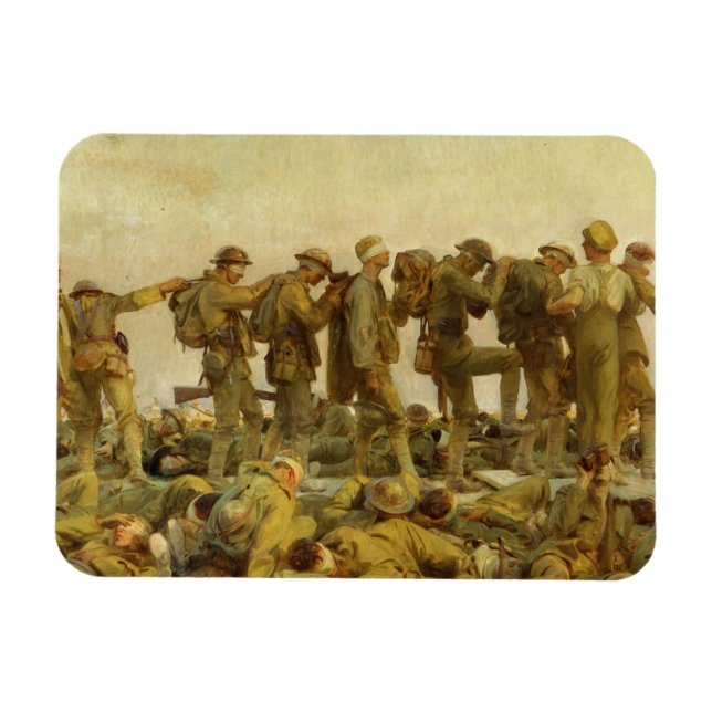 Ímã John Singer Sargent - Gassed (Horizontal)