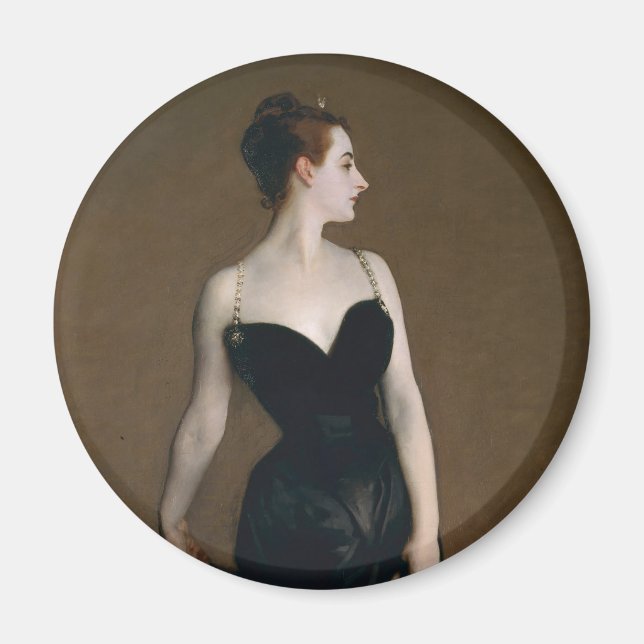 Imã John Singer Sargent Madame X Retrato Clássico (Frente)