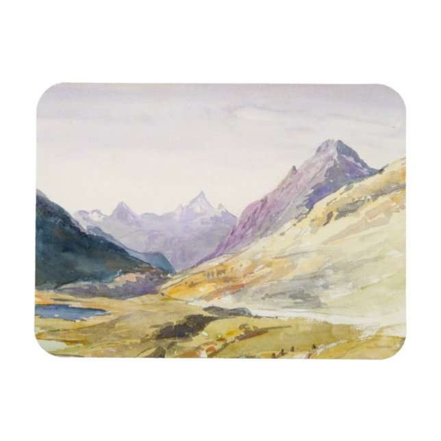 Ímã John Singer Sargent - Suiça 1869 Sketchbook (Horizontal)