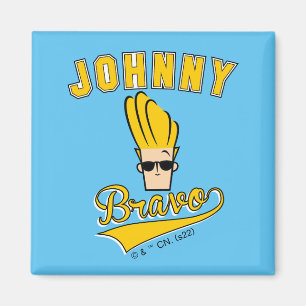 Imã Johnny Bravo Collegiate Graphic
