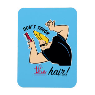 Ímã Johnny Bravo Comb - Não toque no cabelo!