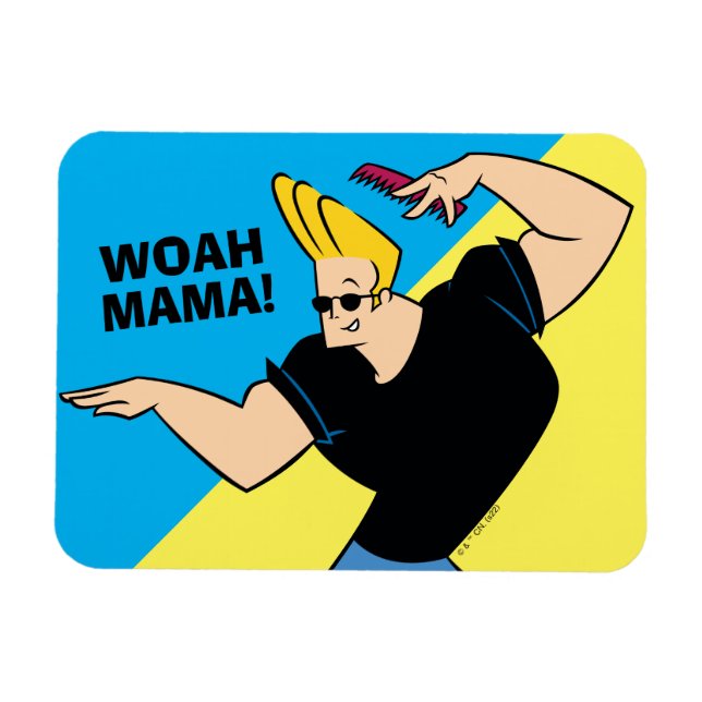 Ímã Johnny Bravo Combing Hair (Horizontal)