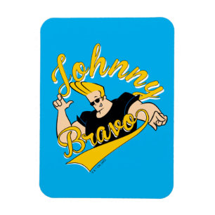 Ímã Johnny Bravo - Gráfico Athletic