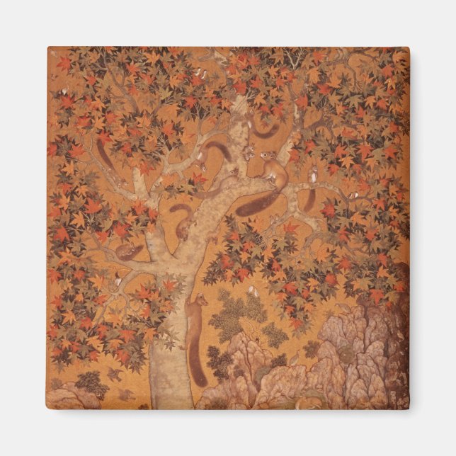 Imã Johnson Album I, No.30 Squirrels num avião (Frente)