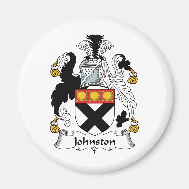 Imã Johnston Family Crest (Frente)