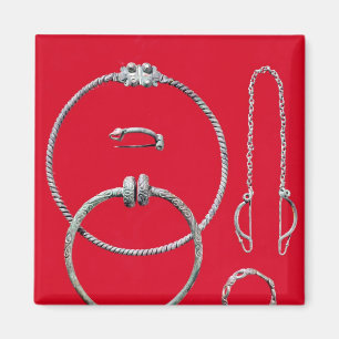 Imã Jóia da seleção, incluindo o broche