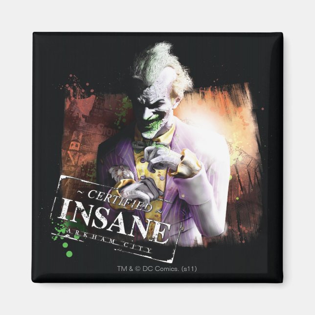 Imã Joker - Insano Certificado (Frente)