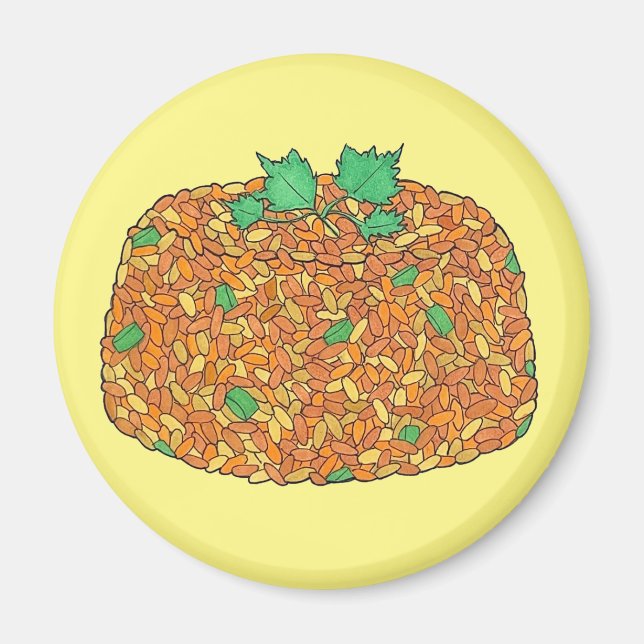 Imã Jollof Rice Nigerian Ghanaian West African Comida (Frente)